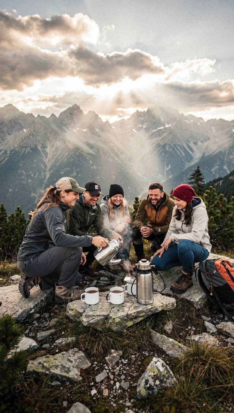 Relaxácia pri šálke čaju v pohodlnom kresle s výhľadom na slovenské hory.
